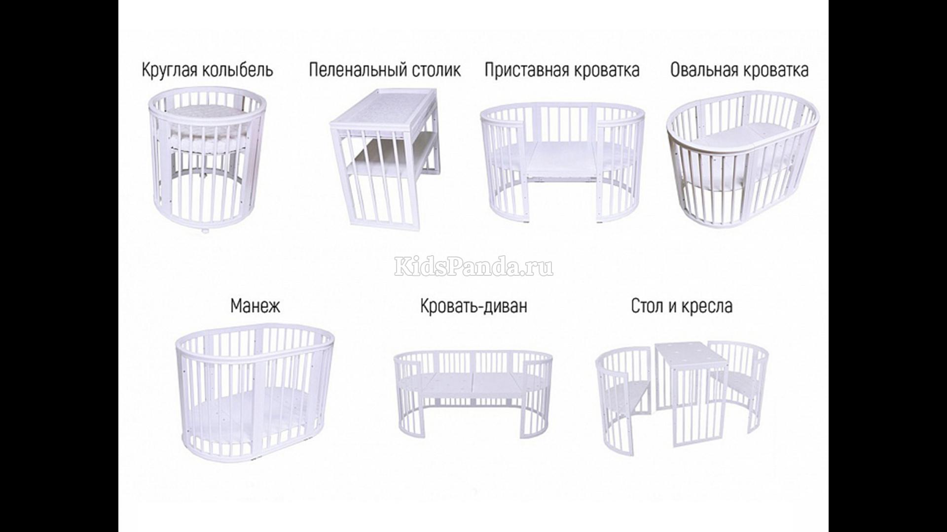 Кровать трансформер для новорожденных инструкция